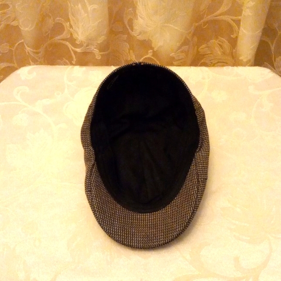 U.S. POLO ASSN. Brown and Cream, Tan, Tweed Newsboy Hat | Gatsby Hat | Golf Hat - Picture 10 of 16